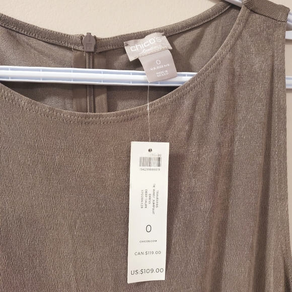 Chico's Travelers Classic - Tie Waist Jumpsuit - Size S - Picture 6 of 8